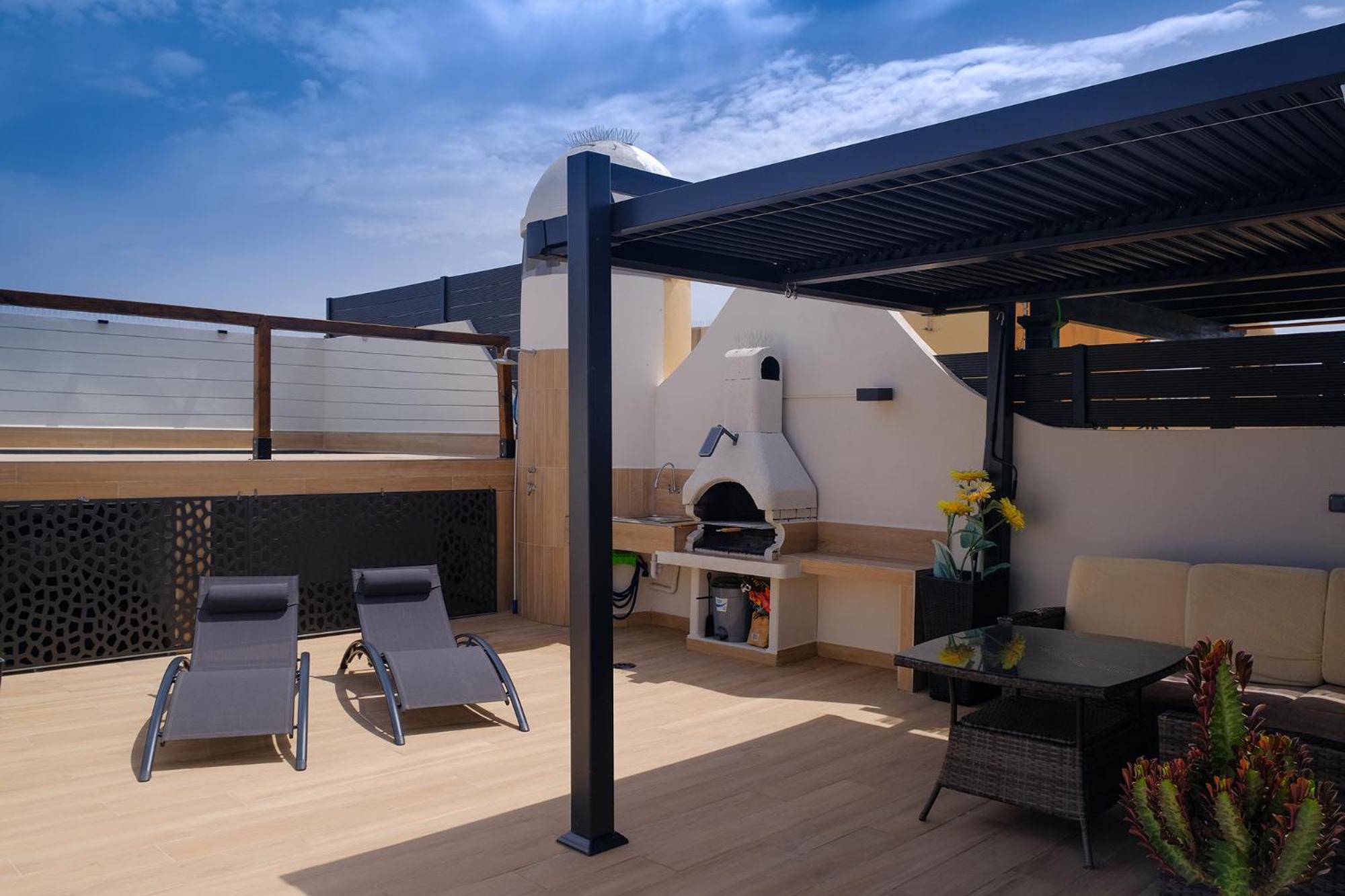 Appartement El Atico De Teresa Con Piscina Privada Climatizada A 250M Playa à Vera Extérieur photo